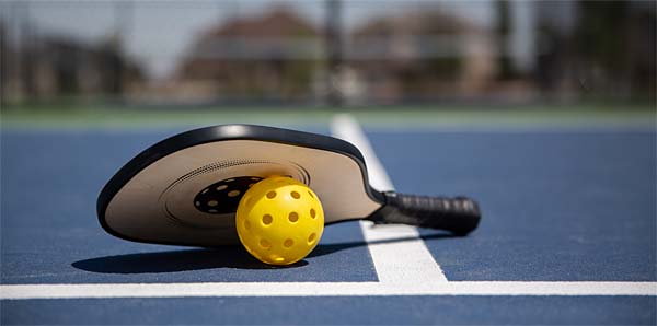 Playing Pickleball